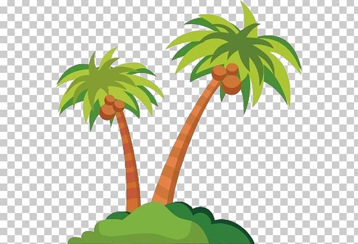 Coconut Tree Cartoon PNG, Clipart, Advertising, Arecales, Branch, Cartoon Island, Christmas Tree Free PNG Download