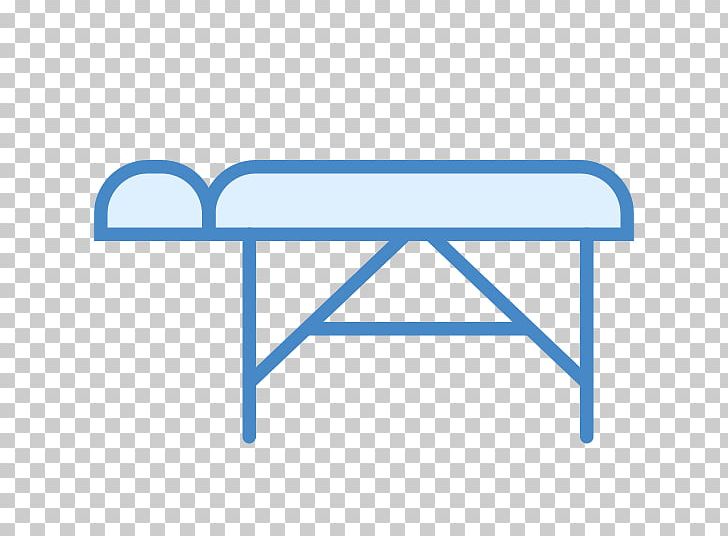 Massage Table Computer Icons Spa Therapy PNG, Clipart, Angle, Area, Blue, Computer Icons, Crafting Table Free PNG Download