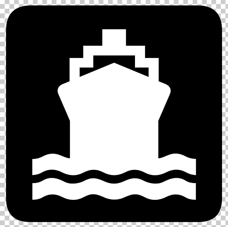 Ferry Computer Icons Ship Symbol PNG, Clipart, Area, Black, Black And White, Computer Icons, Cruise Ship Free PNG Download