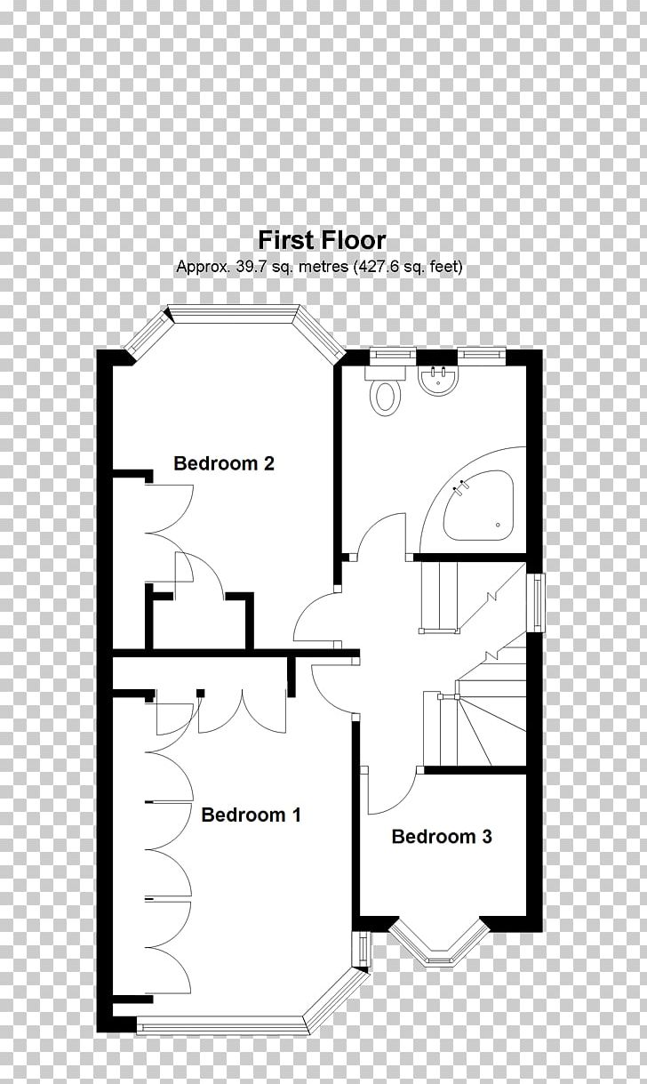 Brooklands Road Paper Terraced House Floor Plan PNG, Clipart, Angle, Area, Bedroom, Black, Black And White Free PNG Download