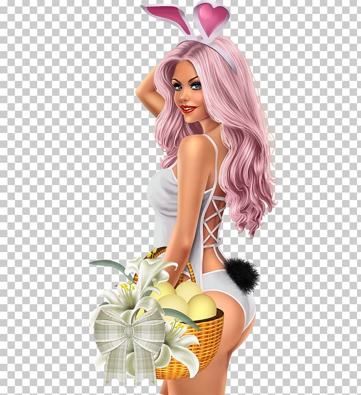 Easter Bunny Woman Easter Egg Christmas PNG, Clipart, Blanc, Brown Hair, Bunny Girl, Christmas, Easter Free PNG Download