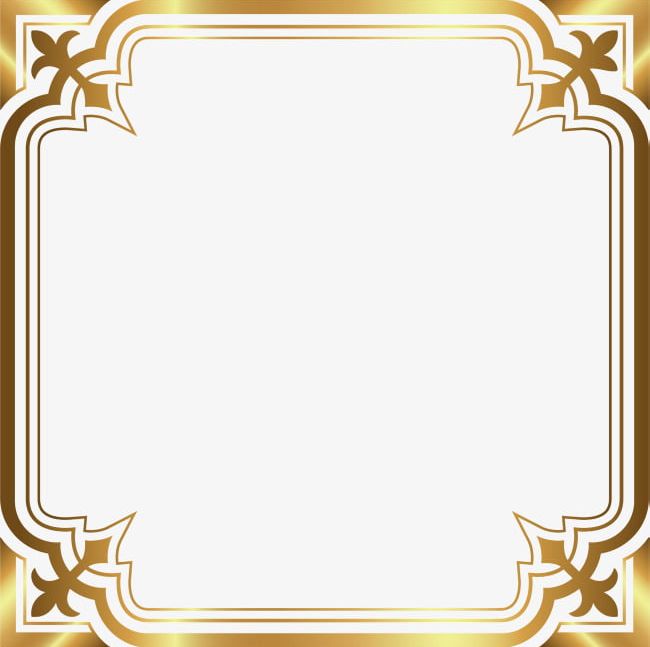 Luxury Gold Border PNG, Clipart, Border Clipart, Decorative, Decorative Pattern, Fillet, Frame Free PNG Download
