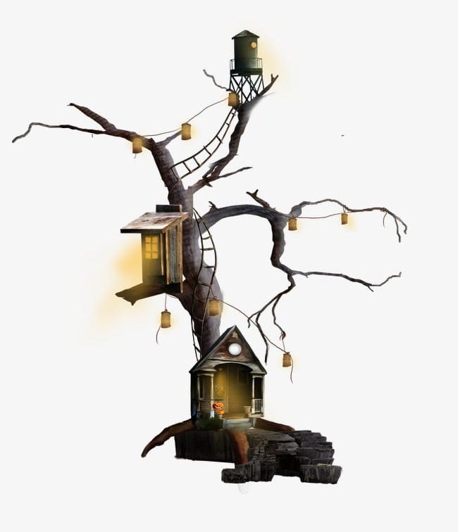 Horror Tree House PNG, Clipart, Halloween, Horror Clipart, Horror Clipart, House, House Clipart Free PNG Download