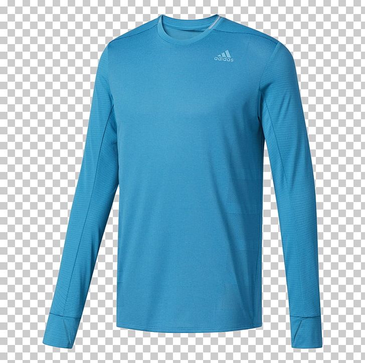 Long-sleeved T-shirt Adidas PNG, Clipart, Active Shirt, Adidas, Aqua, Azure, Blue Free PNG Download