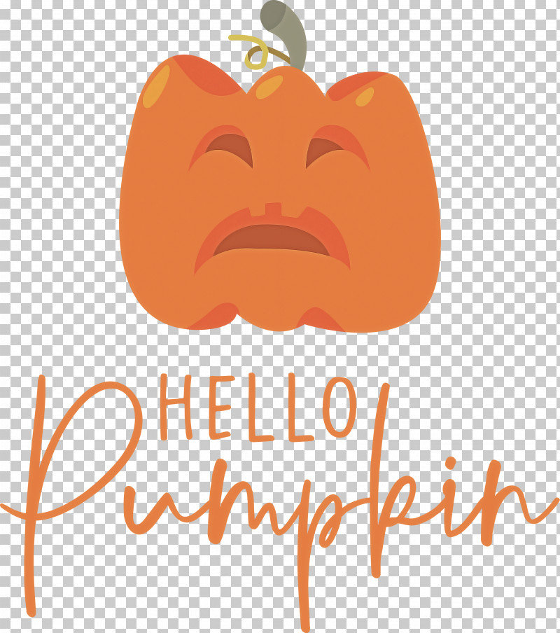 HELLO PUMPKIN Autumn Harvest PNG, Clipart, Autumn, Cartoon, Fruit, Harvest, Logo Free PNG Download