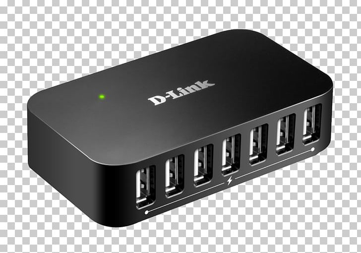 D-Link 4-port USB 2.0 Hub With Power Adapter Ethernet Hub Computer Port PNG, Clipart, Adapter, Computer Port, Dlink, Dlink, D Link Dub H 7 Free PNG Download