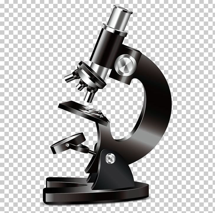 Cartoon Microscope Icon - Earth globe icon with microscope cartoon