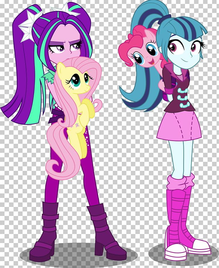 Fluttershy Pony Rarity The Dazzlings Sunset Shimmer PNG, Clipart, Aria Blaze, Cartoon, Equestria, Equestria Girls, Fictional Character Free PNG Download
