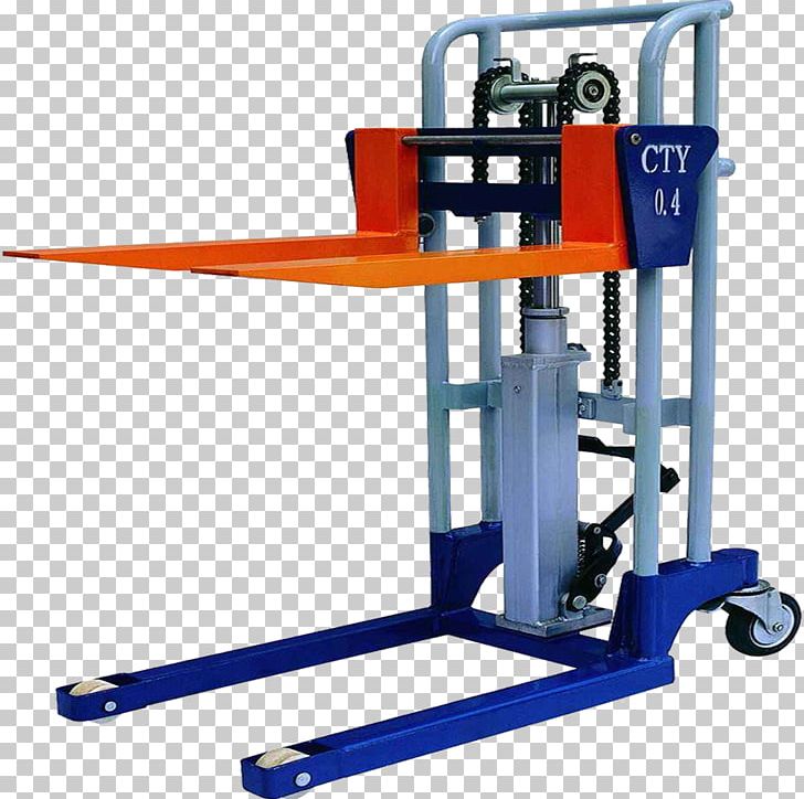 Forklift Hydraulic Machinery Aerial Work Platform Stacker PNG, Clipart, Angle, Blue, Blue Abstract, Blue Pattern, Crane Free PNG Download