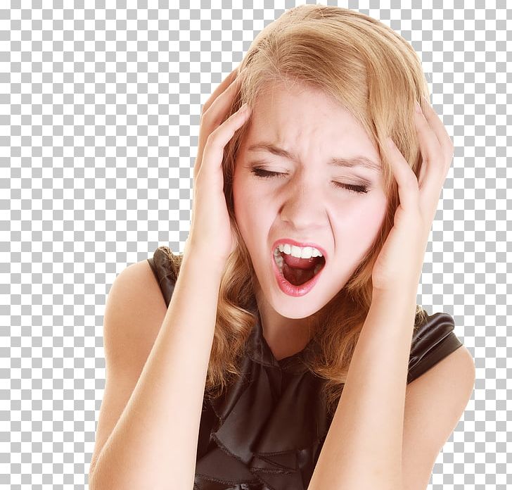 Headache Screaming Suffering PNG, Clipart, Ache, Beauty, Businesswoman, Cheek, Chin Free PNG Download