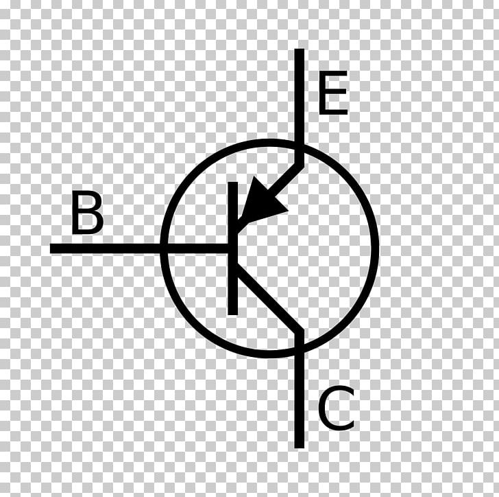Bipolar Junction Transistor PNP Tranzistor NPN Electronic Symbol PNG, Clipart, Angle, Area, Black, Black And White, Brand Free PNG Download