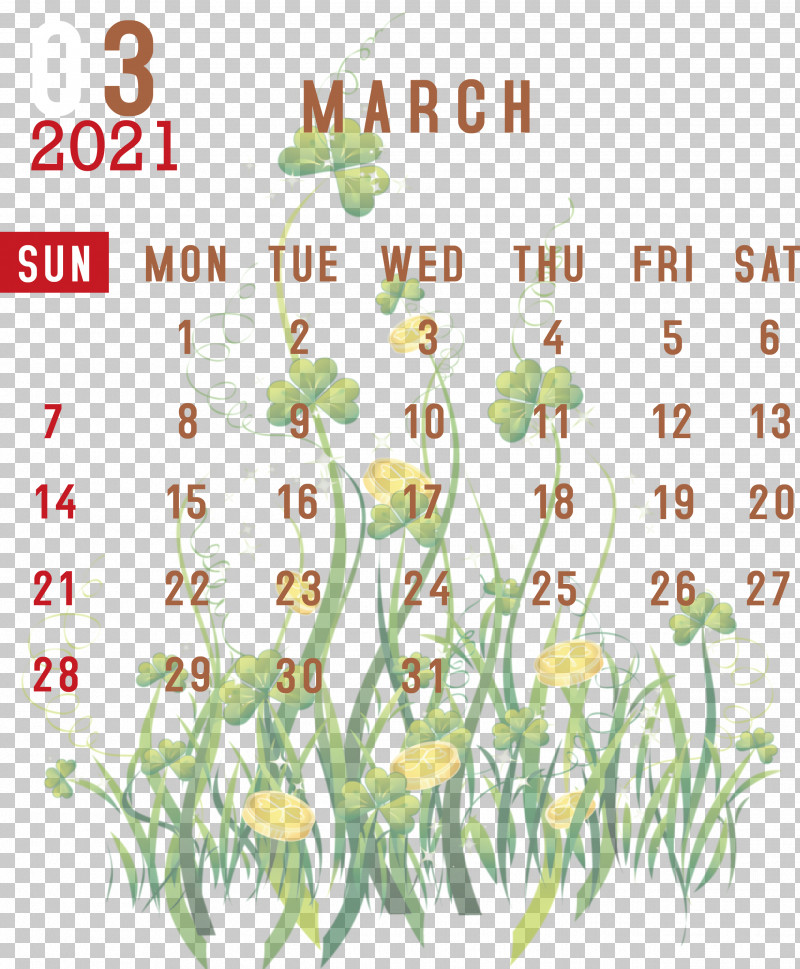 March 2021 Printable Calendar March 2021 Calendar 2021 Calendar PNG, Clipart, 2021 Calendar, Cartoon, Flower, Image Sharing, March 2021 Printable Calendar Free PNG Download