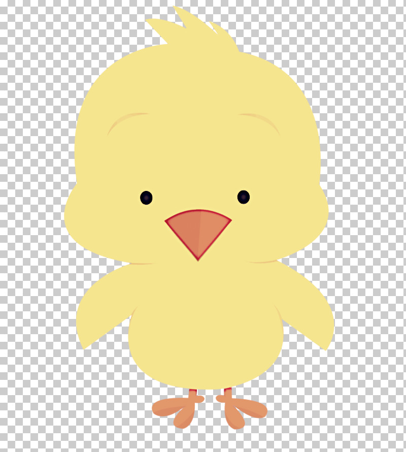 Yellow Cartoon Bird Beak Chicken PNG, Clipart, Animal Figure, Beak, Bird, Cartoon, Chicken Free PNG Download