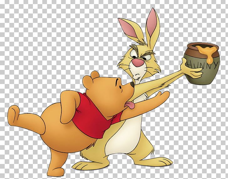 Winnie Trying To Take Honey From Rabbit PNG, Clipart, At The Movies, Cartoons, Winnie The Pooh Free PNG Download