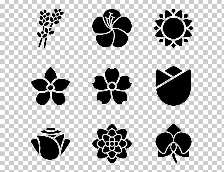 Flower Computer Icons PNG, Clipart, Black, Black And White, Bud, Circle, Computer Icons Free PNG Download
