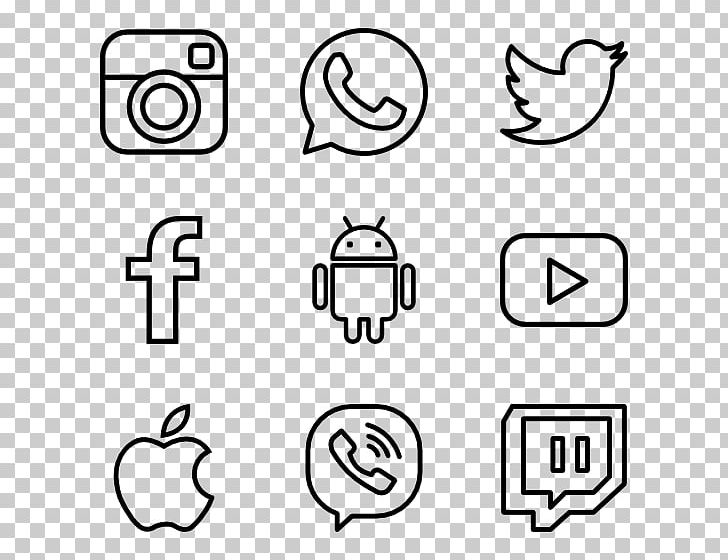Computer Icons Facebook Social Media PNG, Clipart, Angle, Black, Black And White, Brand, Circle Free PNG Download