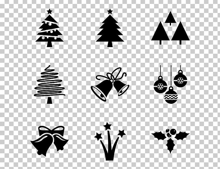 Computer Icons Christmas PNG, Clipart, Black, Black And White, Christmas, Christmas Tree, Computer Icons Free PNG Download