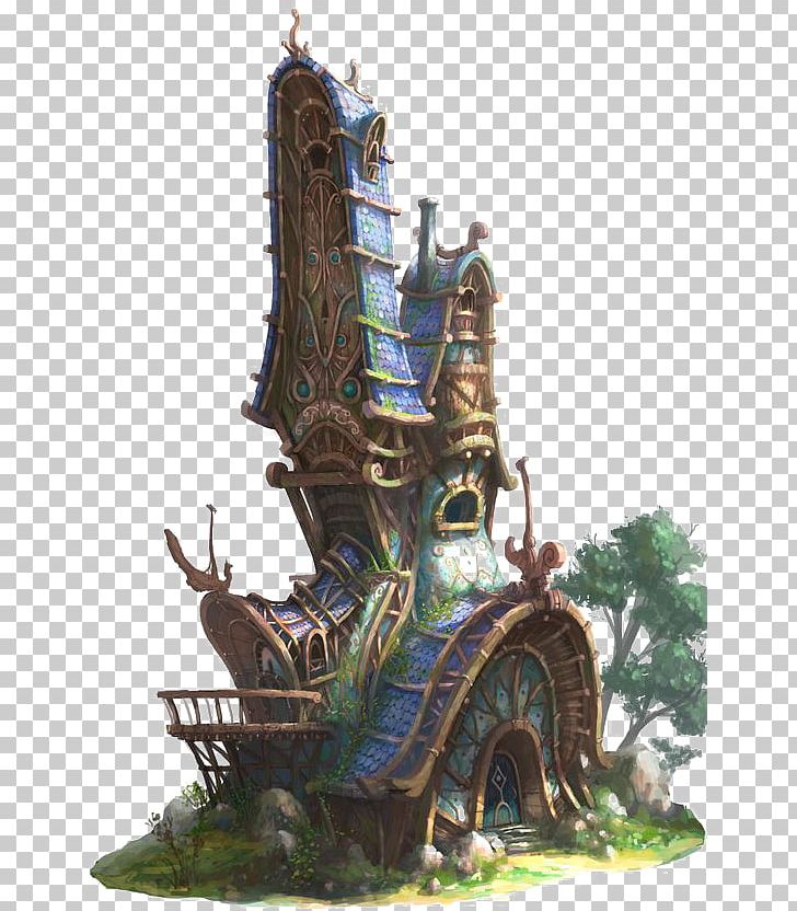 Fairy Fantasy Elf Concept Art House PNG, Clipart, 3d Castle, 3d House, Architecture, Art, Building Free PNG Download