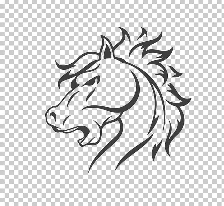 Horse Logo Illustration PNG, Clipart, Animals, Art, Black, Encapsulated Postscript, Eye Free PNG Download