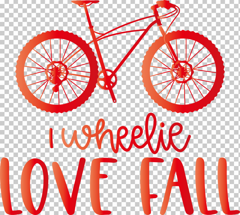 Love Fall Love Autumn I Wheelie Love Fall PNG, Clipart, Bicycle, Cycling, Cycling Shoe, Mountain Bike, Road Bike Free PNG Download