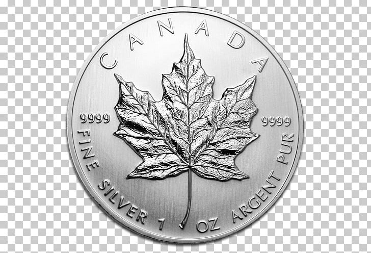 Canada Canadian Silver Maple Leaf Canadian Gold Maple Leaf Bullion Coin PNG, Clipart, Black And White, Bullion, Bullion Coin, Canada, Canadian Gold Maple Leaf Free PNG Download
