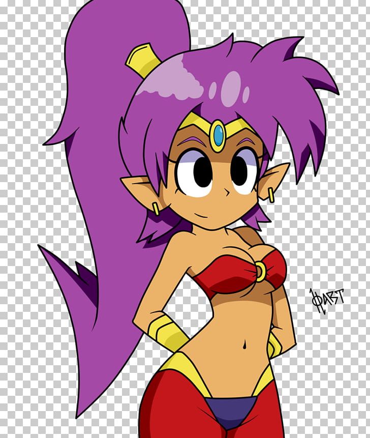 Illustration Shantae PNG, Clipart, Anime, Art, Artist, Cartoon, Cartoonist Free PNG Download