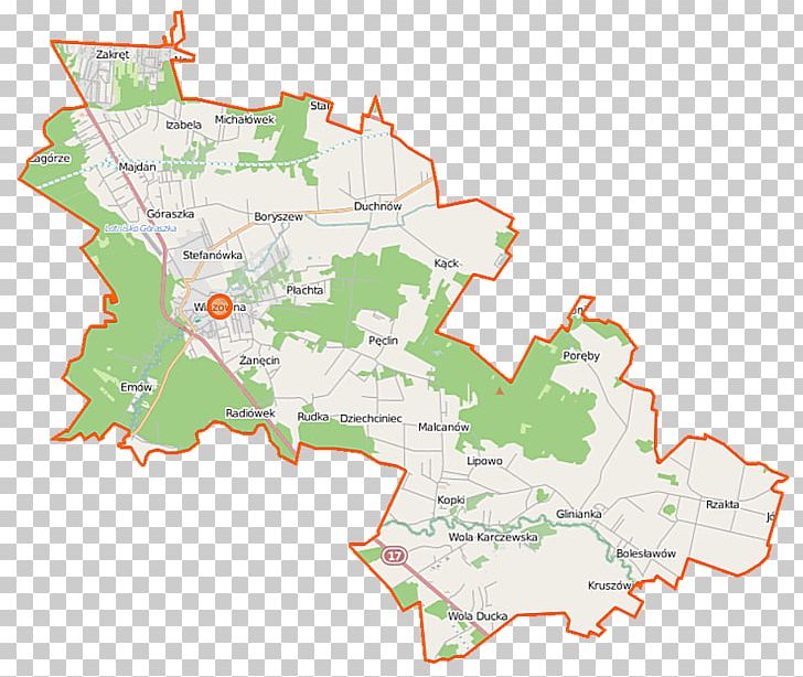 Wiązowna Glinianka PNG, Clipart, Area, Ecoregion, Land Lot, Map, Masovian Voivodeship Free PNG Download