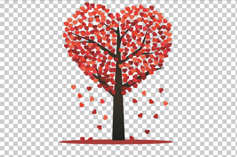 Tree Red Leaf Heart Plant PNG, Clipart, Heart, Leaf, Line, Love, Plant Free PNG Download