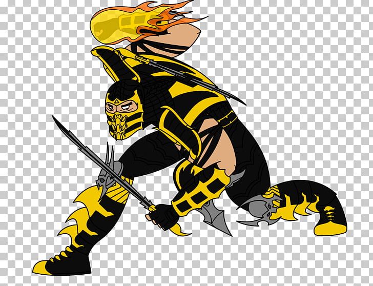 Scorpion Mortal Kombat X Mileena NetherRealm Studios PNG, Clipart, Art, Bee, Blog, Cartoon, Character Free PNG Download