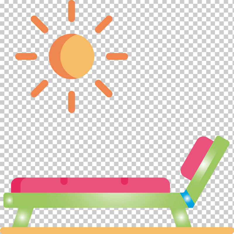 Beach Chair Summer PNG, Clipart, Beach Chair, Furniture, Line, Orange, Room Free PNG Download