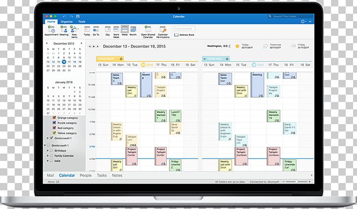 Microsoft Outlook Outlook.com Calendaring Software Microsoft Office For Mac 2011 PNG, Clipart, Calendar, Computer, Computer Monitor, Computer Program, Display Device Free PNG Download