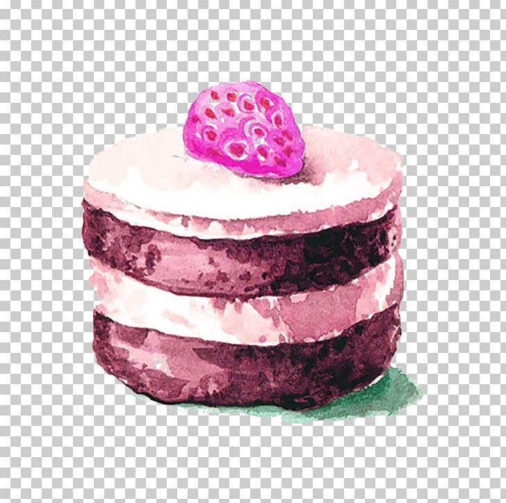 Cupcake Mooncake Watercolor Painting PNG, Clipart, Art, Butter, Cake, Cream, Food Free PNG Download