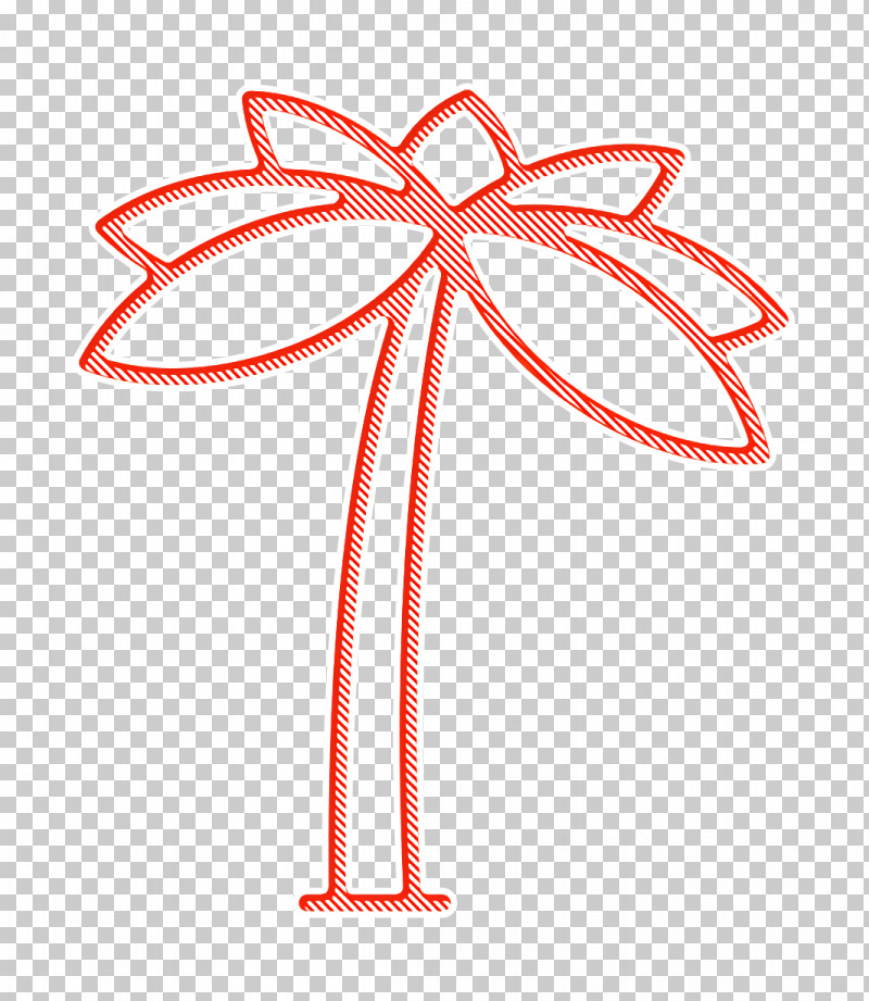 Summer Icon Palm Tree Icon Linear Detailed Travel Elements Icon PNG, Clipart, Chemical Symbol, Chemistry, Flower, Leaf, Line Free PNG Download
