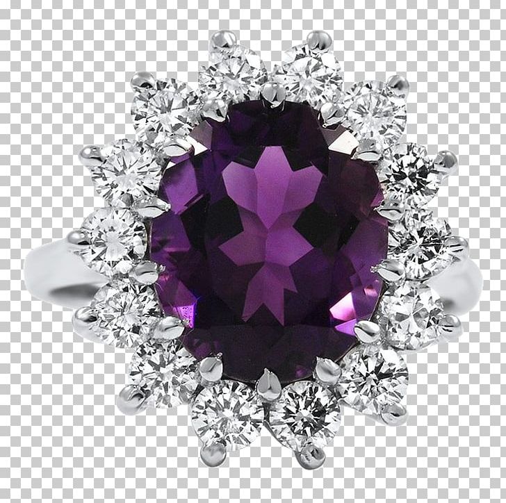 Diamond Engagement Ring Amethyst Pendant PNG, Clipart, Blue Diamond, Brilliant, Brooch, Carat, Diamond Free PNG Download