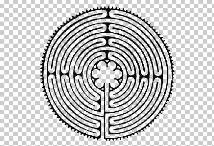Chartres Cathedral Labyrinth Middle Ages Knossos PNG, Clipart, Area, Art, Black And White, Cathedral, Chartres Free PNG Download