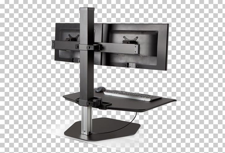 Standing Desk Computer Monitors Flat Display Mounting Interface PNG, Clipart, Angle, Computer, Computer Hardware, Computer Monitor Accessory, Computer Monitors Free PNG Download