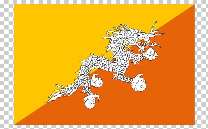 Flag Of Bhutan National Flag Flags Of Asia PNG, Clipart, Art, Bhutan, Computer Wallpaper, Eureka Flag, Fictional Character Free PNG Download