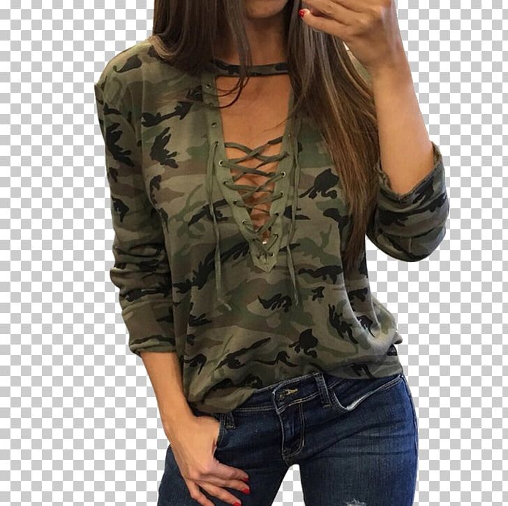 T-shirt Top Blouse Neckline PNG, Clipart, Blouse, Camouflage, Clothing, Collar, Fashion Free PNG Download