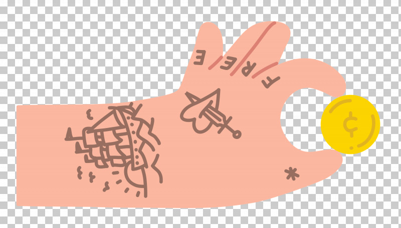 Hand Pinching Coin PNG, Clipart, Cartoon, Hm, Joint, Skin, Tattoo Free PNG Download