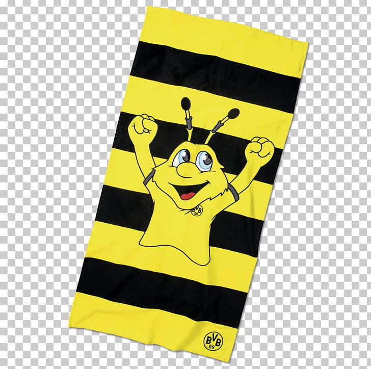 Borussia Dortmund Towel Borussia Mönchengladbach Mascot PNG, Clipart, Beach, Borussia Dortmund, Dortmund, Fan, Germany Free PNG Download