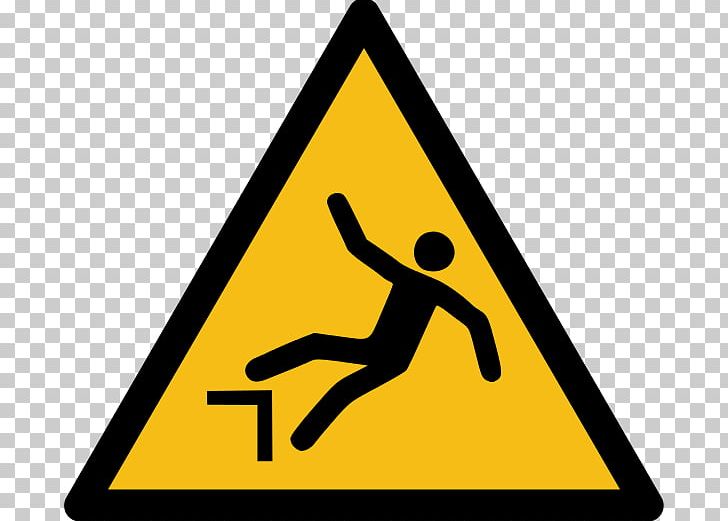 ISO 7010 Fall Protection Safety Warning Sign PNG, Clipart, Angle, Area, Falling, Fall Protection, Hazard Free PNG Download