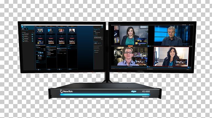 NewTek Chat Show Serial Digital Interface Television Network Device Interface PNG, Clipart, Audio Signal, Broadcasting, Computer Monitor Accessory, Electronics, Lcd Tv Free PNG Download