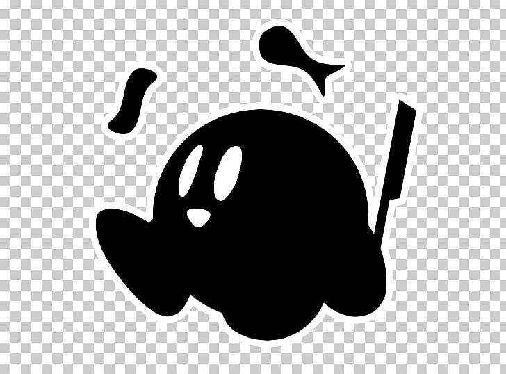 Kirby Super Smash Bros. For Nintendo 3DS And Wii U Mr. Game And Watch Game & Watch PNG, Clipart, Black, Black And White, Cat, Cat Like Mammal, Game Free PNG Download