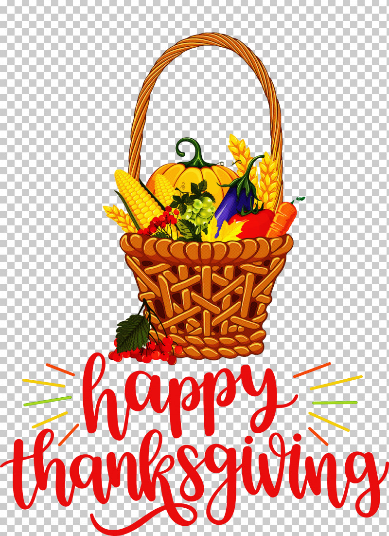 Happy Thanksgiving Thanksgiving Day Thanksgiving PNG, Clipart, Basket, Commodity, Flower, Flowerpot, Gift Free PNG Download