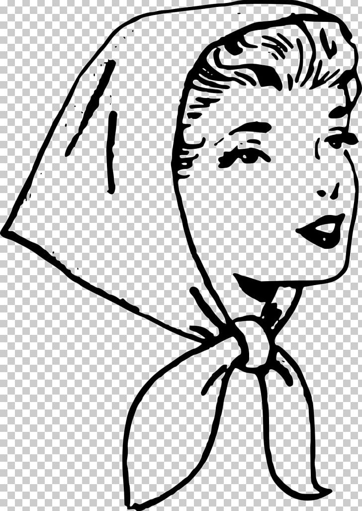 Headscarf PNG, Clipart, Art, Artwork, Black, Black And White, Clothing Free PNG Download