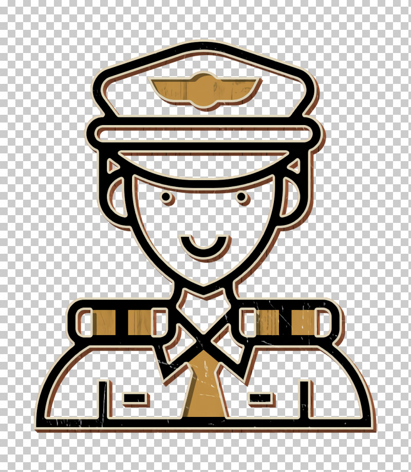 Careers Men Icon Pilot Icon Captain Icon PNG, Clipart, Captain Icon, Careers Men Icon, Cartoon, Headgear, Line Art Free PNG Download