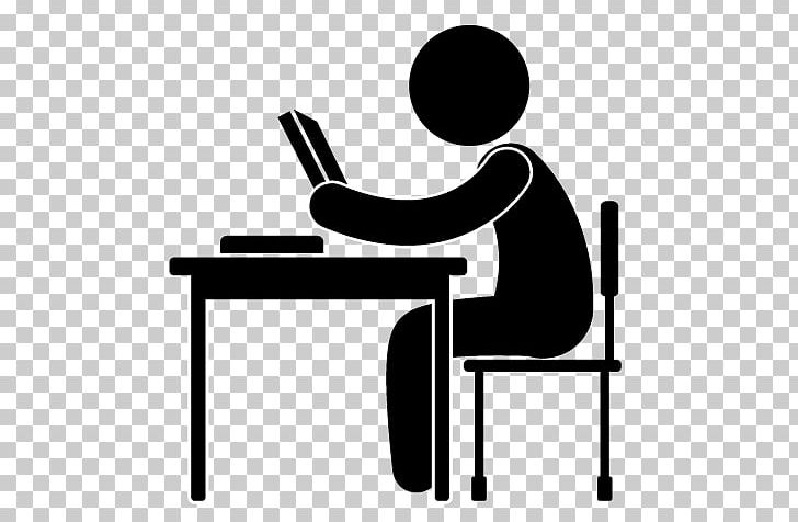 Desk PNG, Clipart, Angle, Black And White, Cartoon, Chair, Communication Free PNG Download