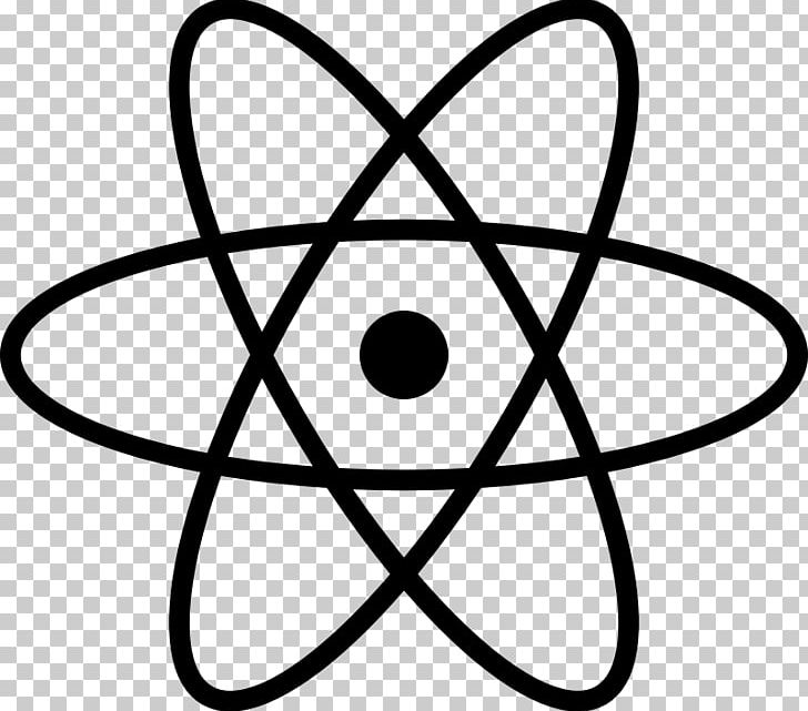 Atomic Nucleus Computer Icons PNG, Clipart, Area, Atom, Atomic Nucleus, Black, Black And White Free PNG Download