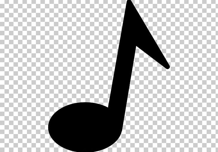 Musical Note Eighth Note PNG, Clipart, Angle, Black And White, Computer Icons, Eighth Note, Flat Free PNG Download