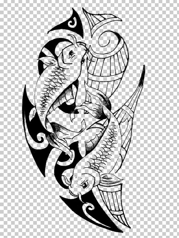 Polynesia Tattoo Māori People Body Suit Pisces PNG, Clipart, Arm, Art, Black And White, Body Suit, Drawing Free PNG Download